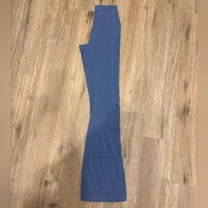 Aerie Cross Over Blue Flared Leggings